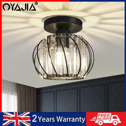 Modern Ceiling Pendant Light Shade Acrylic Crystal Easy Fit Chandelier Lampshade