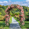 Garden Arch Trellis for Climbing Plants Outdoor 63" Large Tunnel Trellis Support