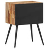 ShCuShan Bedside Cabinet 47x31.5x60 Solid Wood Teak,Bedside Tables Bedside U2E0