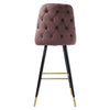 Pair Barstools Soft Upholstered Seat Kitchen Breakfast Counter Bar Stool Chair