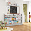3-Tier Kids Bookshelf Childrens Bookcase Rack Wall Toys Storage Organizer