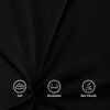 2x360° Swivel Dining Chairs Velvet Padded Seat Dining Room Kitchen Black