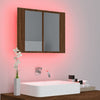 Gecheer Bathroom Mirror Cabinet, Bathroom Storage Shelf with Mirror and Y5Q3