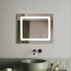 Illuminated LED Bathroom Mirror with Shaver Socket Demister Touch Sensor Lights