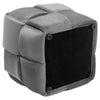 Velvet Ottoman Bedding Footrest Upholstered Pouffe Stool Footstool Bench Grey UK