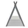 Pine Wood Teepee Children Single Bed Frame Toddler Boys Girls Bedroom Furniture