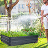Outdoor Metal Raised Garden Bed Elevated Planter Box Patio Planter Raised Bed