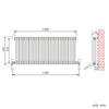 Traditional Radiator 2 3 Column Horizontal Vertical Cast Iron Style Vintage Rads