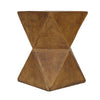 Retro Twist Side Table Industrial Accent Tea Coffee Plant Stand Concrete Effect