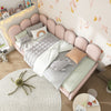 Panel Plush Velvet Upholstered Daybed 3ft Single Sofa Bed with Storage Drawers