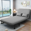 Folding Double/Single Fabric Sofa Bed Chair Sleep Lounge Sleeper Leisure Guest