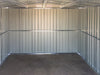 8 x 8ft Garden Shed Metal Apex Roof Outdoor Storage Box Tools Organizer Sheds UK