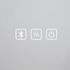 Bathroom LED Mirror Cabinet Single Door with Shaver Socket Bluetooth Demister