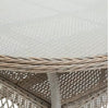 Palermo 6 Seater Rattan Effect Patio Set 8pc Complete w/Parasol & Back Cushions!