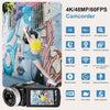 Video Camera Camcorder 56MP WiFi IR Night Vision Video Cam Photography Photo 4K