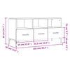 Tidyard TV Stand Units TV Console Cabinets Entertainment Unit Media Console E4Q7