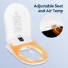 Electronic Smart Bidet Seat Heated Seat Warm Air Drying Self-cleaning Remote