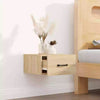 Bedside Cabinets Floating Bedroom Nightstand Drawer Wall Mounted Wood