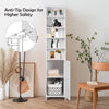 Bathroom Cabinet Freestanding Floor Cabinet Narrow Storage Cabinet Adjustable