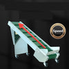 47" L Electric Incline Conveyor Lift Height w/ 7.87" W Rubber PVC