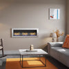 48 Inch Glass Fireplace Indoor Burner Insert Biofire Fire Wall Mount Decoration