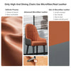 Dining Chairs 2/4Pcs Modern Leather High Back Sturdy Metal Legs Home Office Cafe