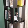4/6-Tier Corner Display Cabinet Shelf Cupboard Tall Storage Bookcase Home Decor