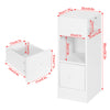 Bedside Table with Drawer Storage Nightstand Cabinet Tea Sofa End Table Bedroom