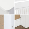 Small Medium Large Radiator Cover Vertical Slatted Grill Wooden Heating Cabinet