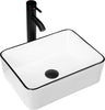 Bathroom Cloakroom Vanity Ceramic Wash Basin Sink Countertop / Wall Mount Modern