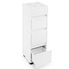 Bathroom Floor Cabinet Space-saving Bathroom Storage Cabinet w/3 Drawers