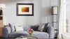 Floor Lamp Free Standing Wood 3-Tier Storage Shelf Reading Bedroom Living Room