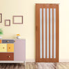 PVC Wood Effect Folding Door Internal Accordion Concertina Sliding Door Divider