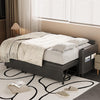 3-Seater Corner Sofa Bed, L-Shaped with Pull-Out Sleeper, Storage, Cup Holders