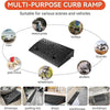 2PCS Kerb Ramp Curb Ramp Heavy Duty Driveway Threshold Ramps Rubber 50*27*9cm UK
