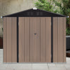 6FT*8FT Garden Sheds Shed House Large Tool Storage Steel Outdoor Patio Oganizer