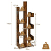 8 Tier Bookshelf Storage Display Floor Standing Bookcase Shelving Organizer Home