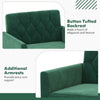 Living Room Velvet Leisure Chair Armchair Sofa Accent Chair-Green