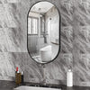 Oval Hallway Hotel Vanity Cabinet Bathroom Mirror Makeup Frame Decorative Mirror