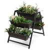 3-Tier Vertical Raised Garden Bed Freestanding Garden Planter 5 Container Boxes