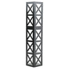 6Tier Tall Wood Corner Shelves Unit Storage Shelf Rack Bookshelf Display Cabinet