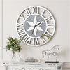 LUVODI Decorative Mirrored Wall Clock Almost Silent Easy to Read for Living Room