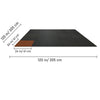 VEVOR Interlocking Floor Mats Fitness Flooring Tiles 25 PCS 1/2" Thick 24" x 24"