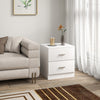 Bedside Table with 2 Drawers, Nightstand, Cabinet Drawers Side Storage Unit
