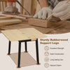 Folding Kitchen Table Extendable Dining Table Wooden Desk For 4 with Storage