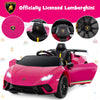 Toddlers 12V Ride On Toy Car Electric Vehicles with Remote Control-Pink
