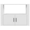 Gecheer Sideboard Buffet Cabinet White 80x30x60 Engineered Wood Side O6C4
