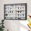 Wooden Wall Hanging Shelf Ornaments Model Display Storage Cabinet Organizer Rack