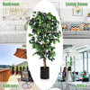 6FT Ficus Tree Artificial Plant Tree Decorative Plant Home Office Decoration