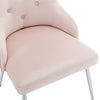 DINING CHAIRS SET OF 6 VELVET FABRIC UPHOLSTERED KITCHEN CHAIRS FOR DINING ROOM